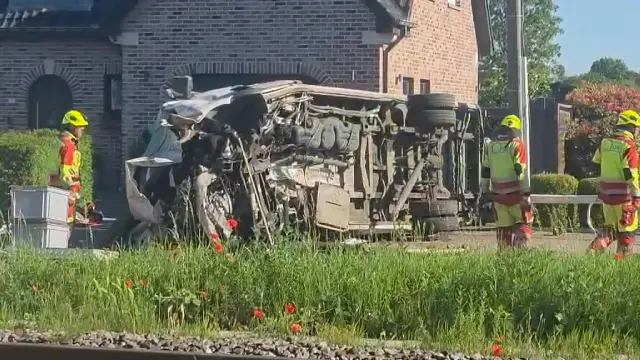 School Minibus, Train Crash in Belgium Kills Four (NewsCentral TV)
