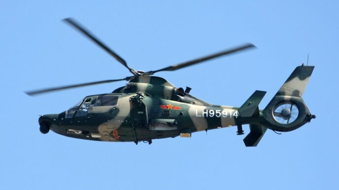 Chinese Z-9 Helicopter