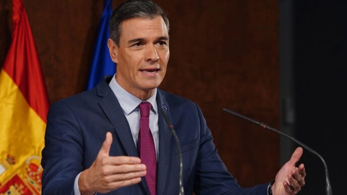 Spanish Prime Minister Pedro Sanchez