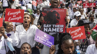 Kenya Protest Against Rising Women Killings (NewsCentral TV)