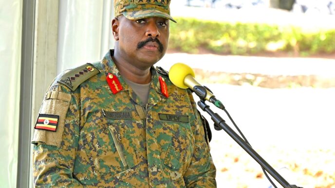 Army chief General Muhoozi Kainerugaba