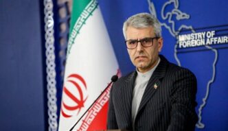 Iran’s Foreign Ministry spokesman, Esmaeil Baqaei.