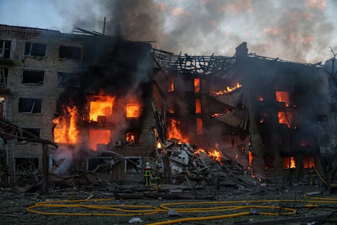 Six Wounded in Kyiv Missile Strike
