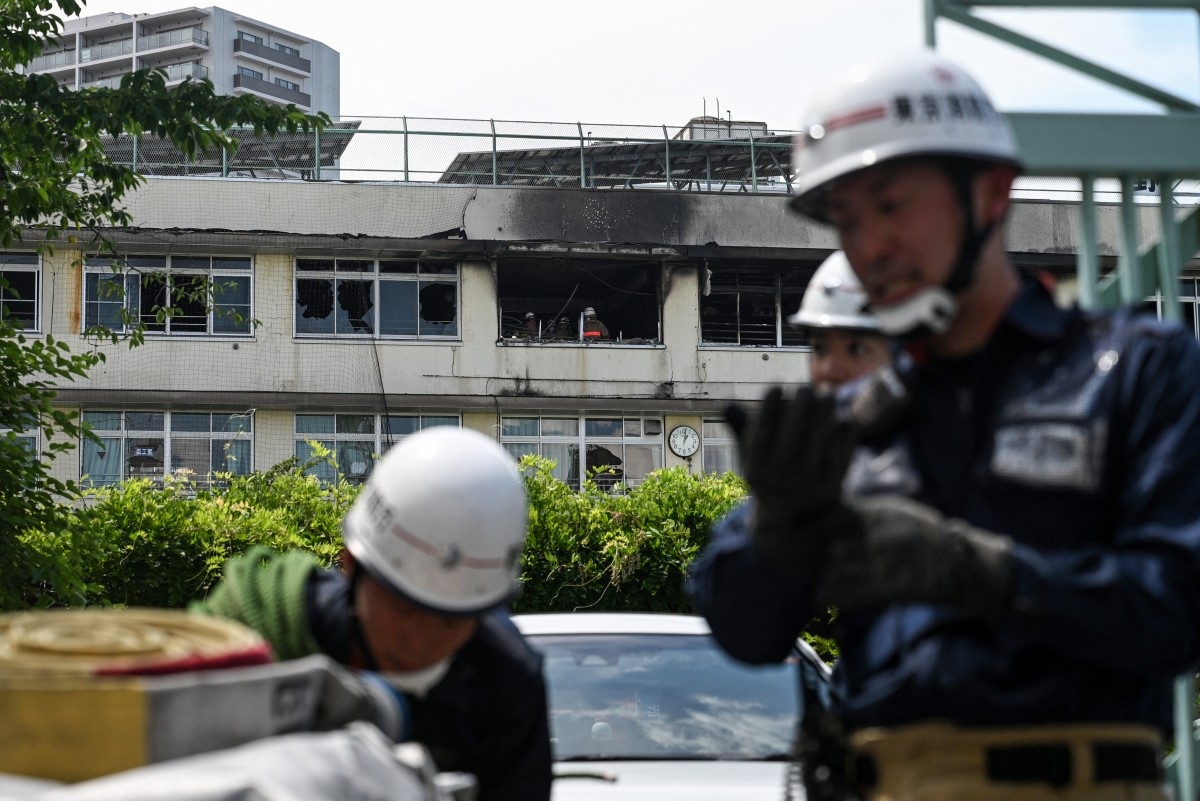 Fire Guts Tokyo Primary School
