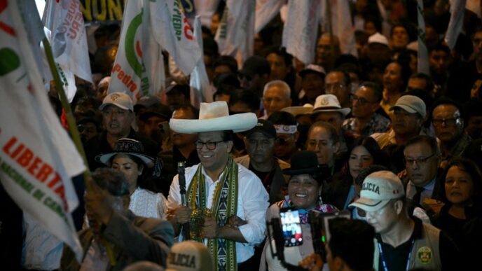 Peru Presidential Candidate Protests Over Election Transparency