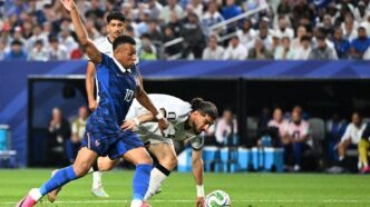 Mbappe Scores Twice as France Beat Iraq 
