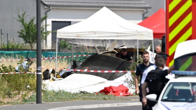 Civilian Plane Crash Kills 11 in France