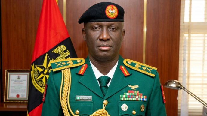 Chief of Army Staff, Lieutenant General Waidi Shaibu
