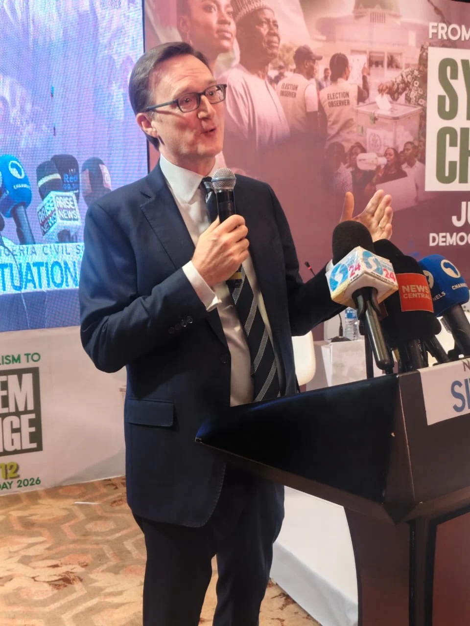 British High Commissioner to Nigeria, Richard Montgomery,