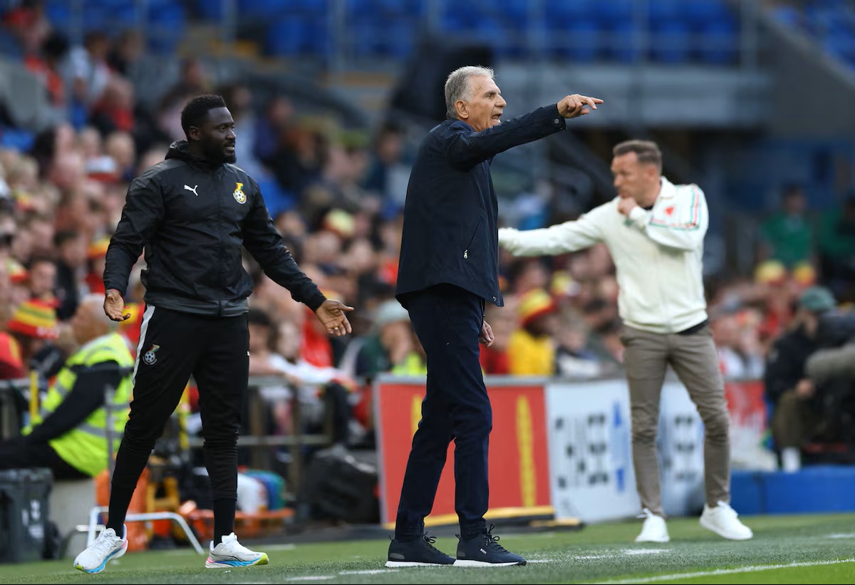 Ghana Coach Carlos Queiroz.
