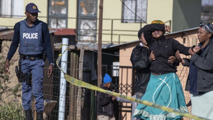 Gunmen Kill 12 in South Africa