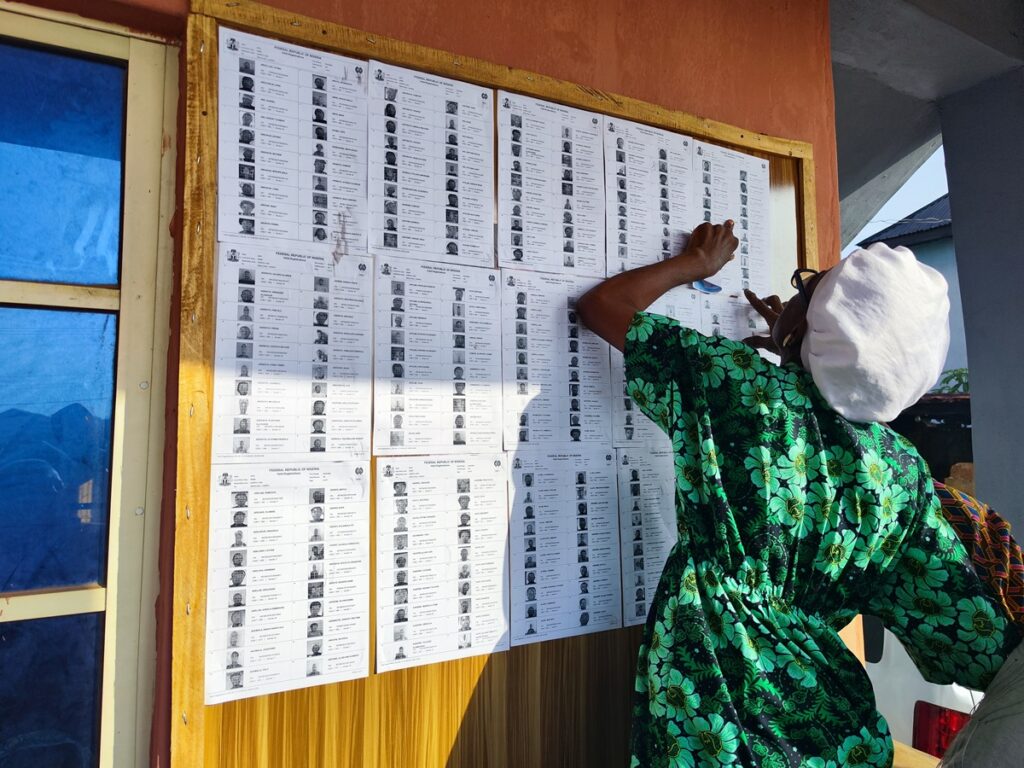 Osolo Hall Polling Unit 003 voters