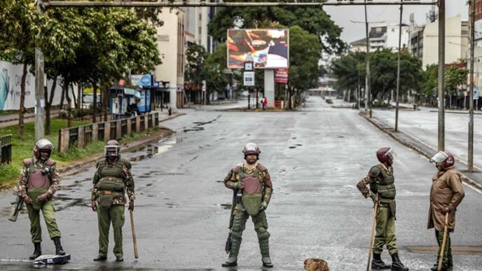 Kenyan Police Block Roads Ahead of Protests