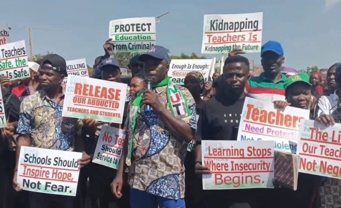 Plateau Teachers Protest Rising Insecurity