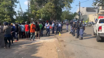 South Africa Police Fire Teargas at Malawians