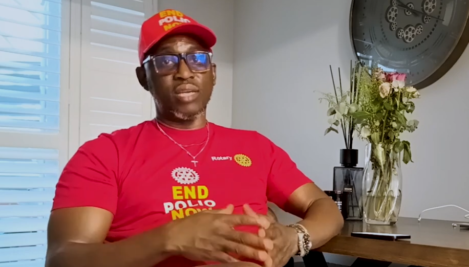 Okedeyi Nears Mauritania on Polio Fundraising Ride