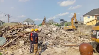 Rivers Denies Approving Collapsed Building (News central TV)