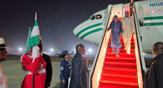 Tinubu Returns to Abuja After Lagos Visit (NewsCentral TV)