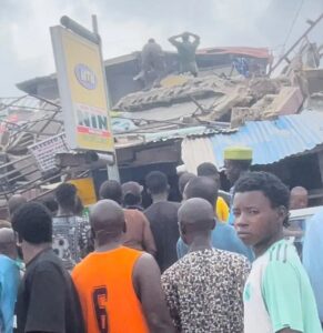 Three-Storey Building Collapses in Lagos