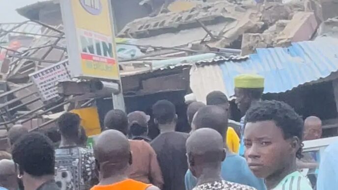 Three-Storey Building Collapses in Lagos