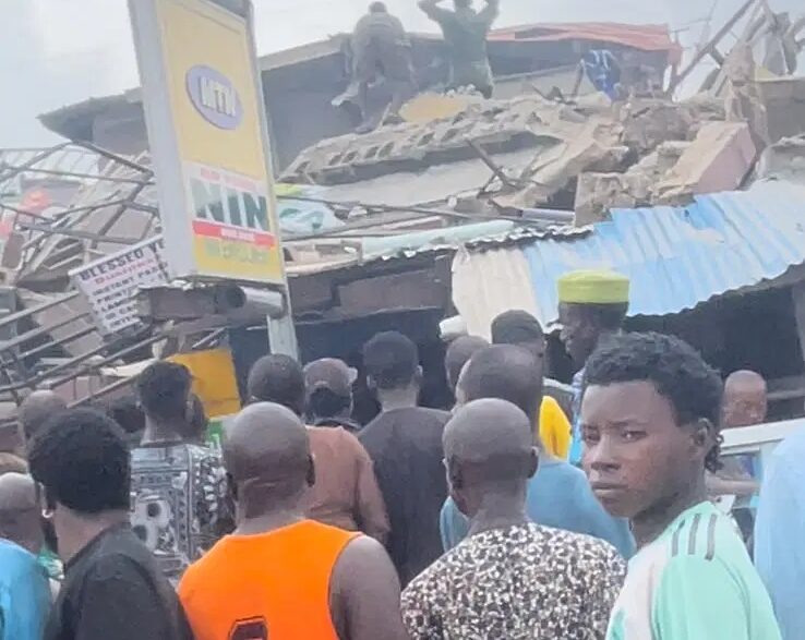 Three-Storey Building Collapses in Lagos