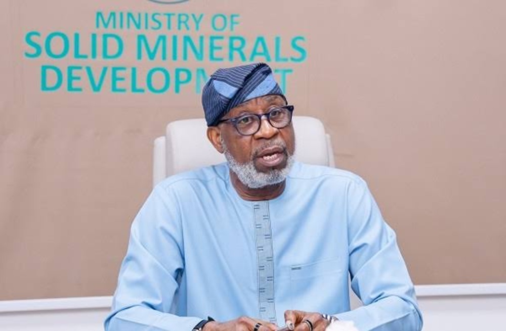 Minister of Solid Minerals Development, Dele Alake