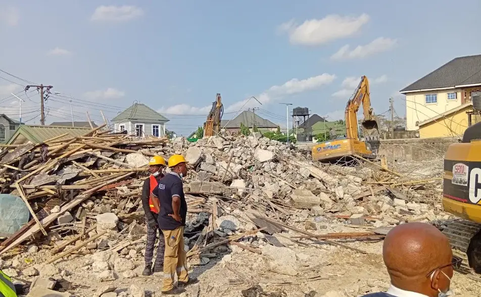Building Collapses in Port Harcourt, Kill One, Injures Three
