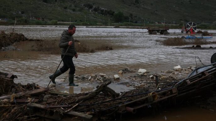 Balkan Storms Leave one Dead in Albania