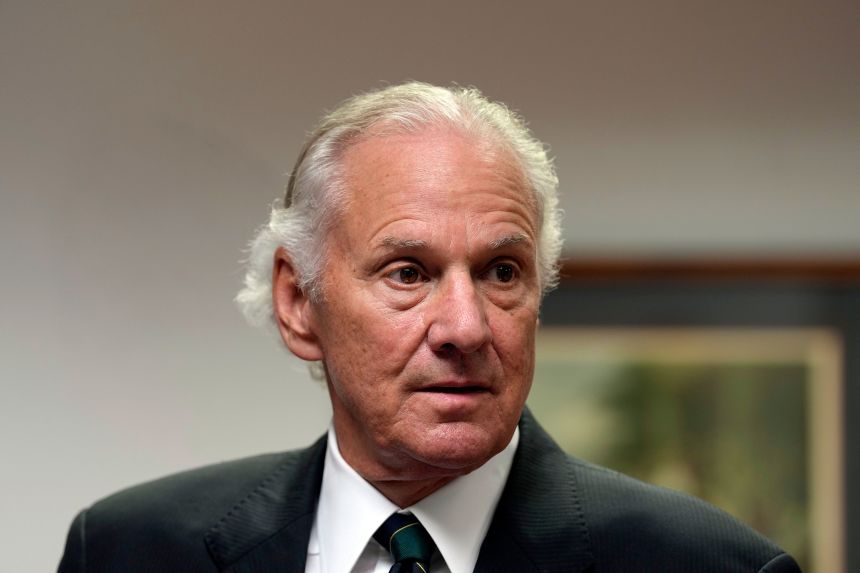 Gov. Henry McMaster talks with reporters on July 27, 2022, in Columbia, South Carolina.