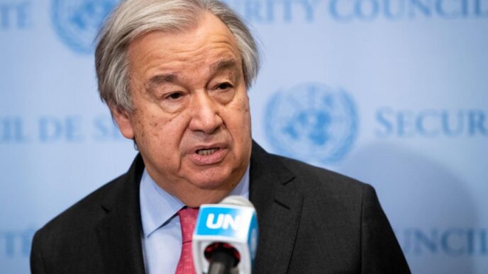 United Nations Secretary-General Antonio Guterres