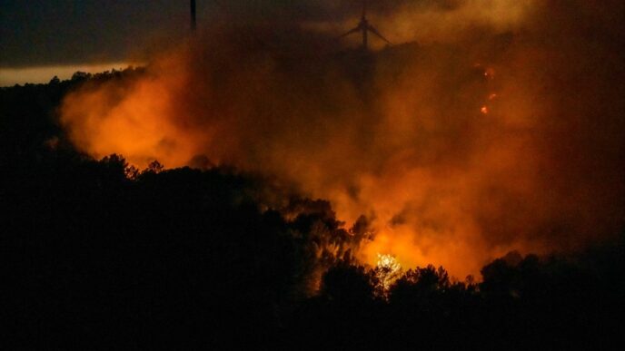 Europe Battles Raging Wildfires as Temperatures Rise Again