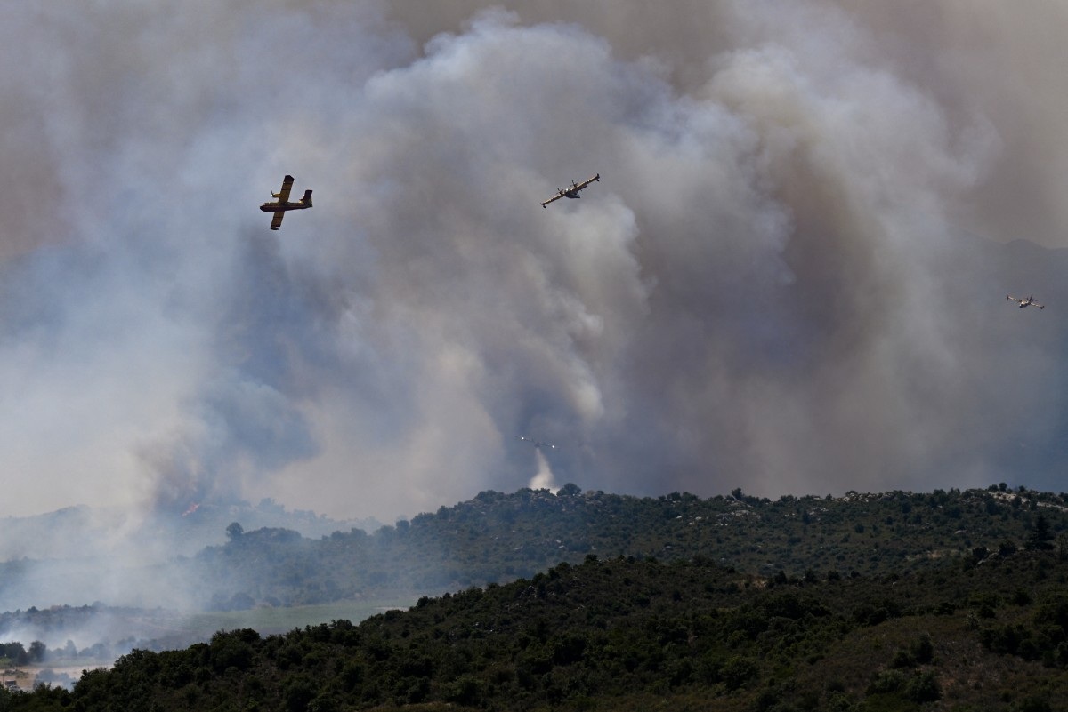 Europe Battles Raging Wildfires as Temperatures Rise Again