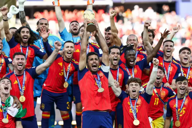 Trump Presents World Cup Trophy to Spain
