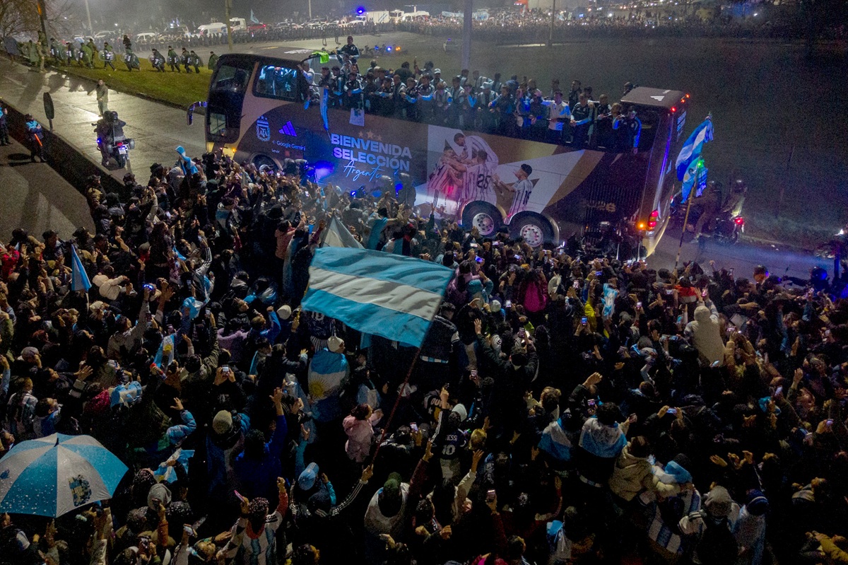 Argentina Team Returns Home After World Cup Final Defeat