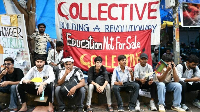 Modi Vows Crackdown on Exam Fraud as Protests Continue