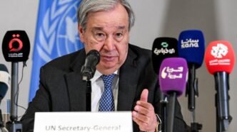 UN Chief Condemns Israeli Entry Into UNRWA Centre
