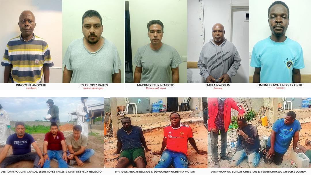 Court Remands Ten Over N480 Billion Meth Lab
