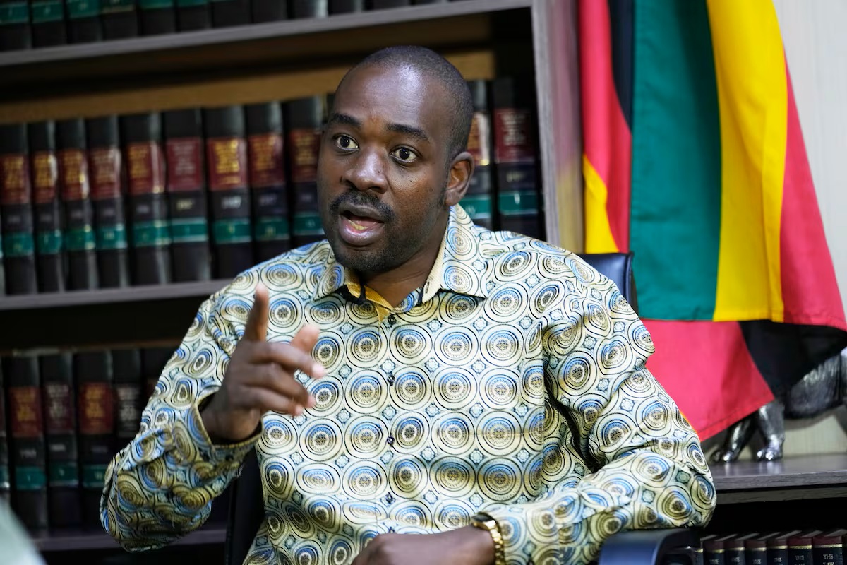 Zimbabwe's main opposition leader Nelson Chamisa