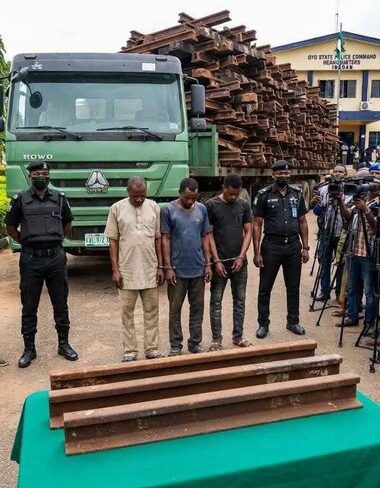 Three Arrested Over ₦200 Million Railway Theft