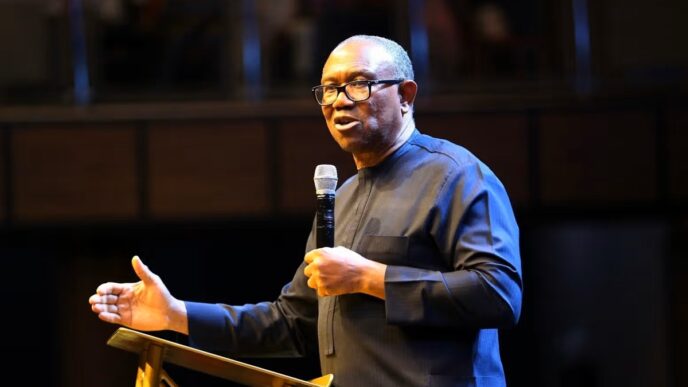 Presidential candidate of the Nigeria Democratic Congress (NDC), Peter Obi