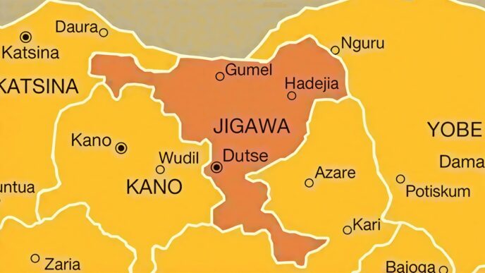 Jigawa State Map.