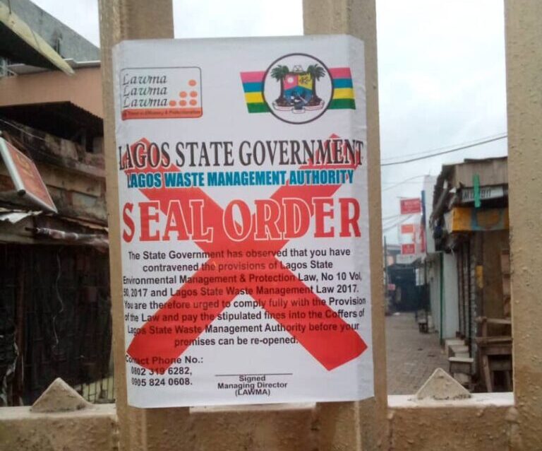 LAWMA Seals Shops Over Waste Violations