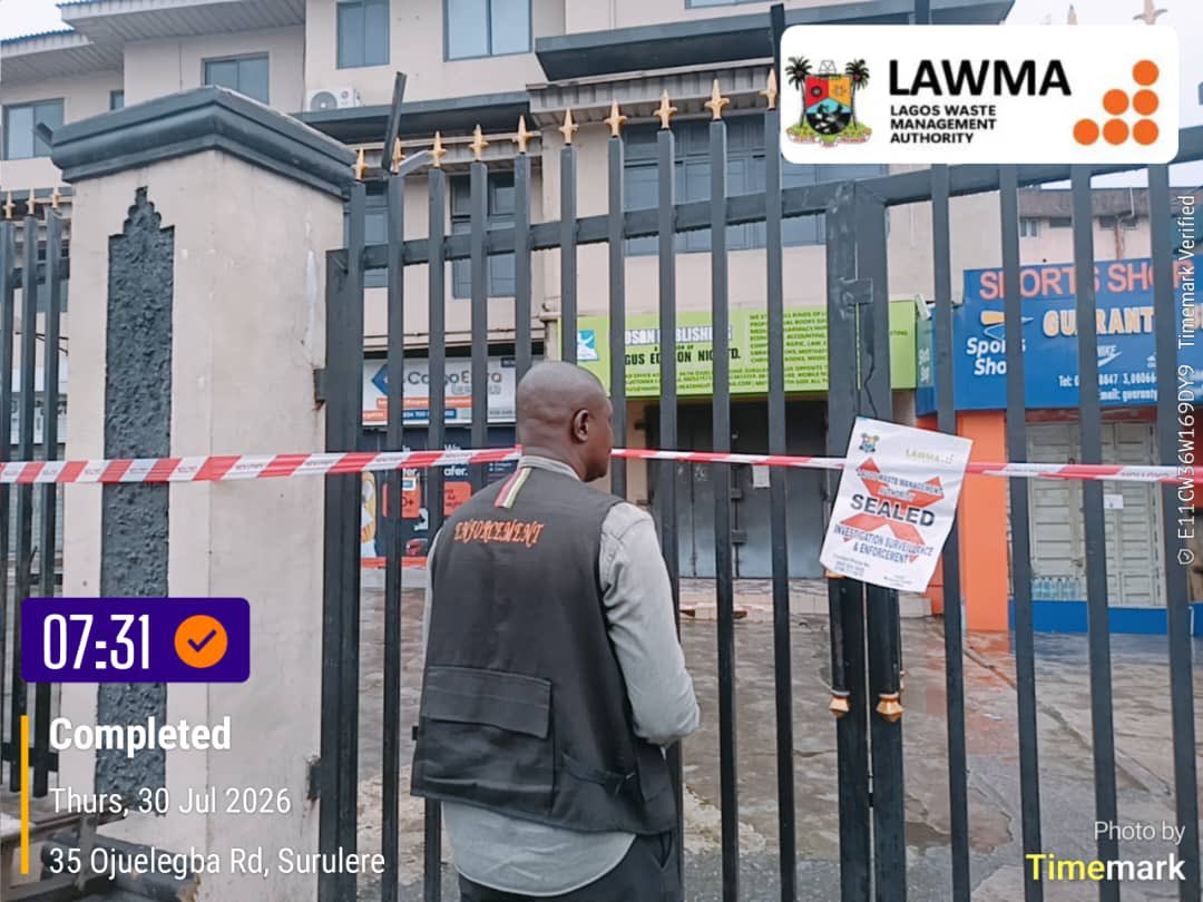 LAWMA Targets Non-compliant Lagos Businesses (News Central TV)