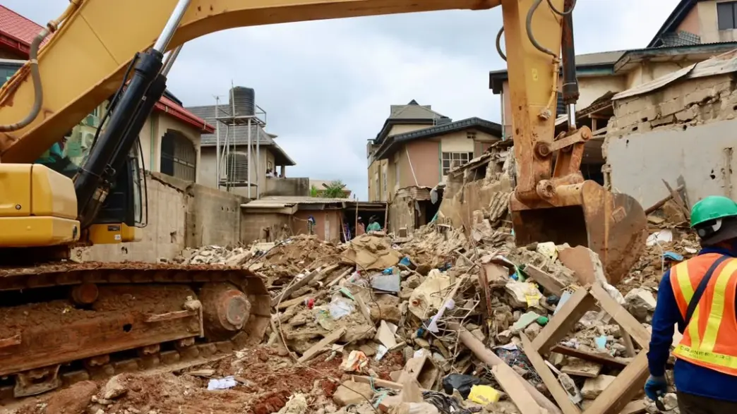 Ogun Orders Probe Into Deadly Ajuwon Building Collapse (NewsCentral TV)