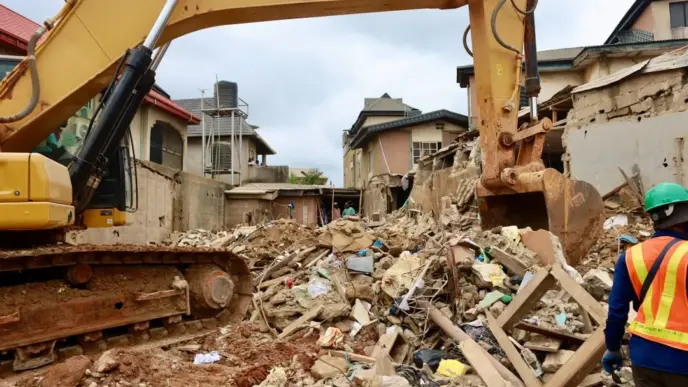 Ogun Orders Probe Into Deadly Ajuwon Building Collapse (NewsCentral TV)