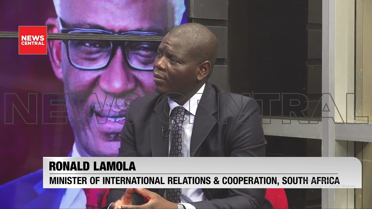 South Africa’s Minister of International Relations and Cooperation, Ronald Lamola