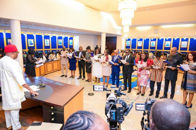 Fubara Swears In 12 Permanent Secretaries