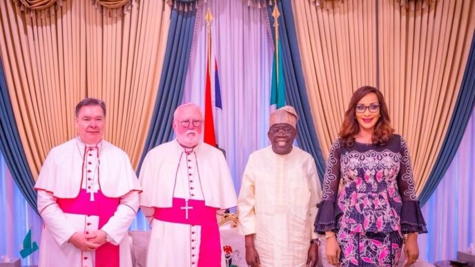 Tinubu Receives Vatican Envoy Ahead of Anniversary