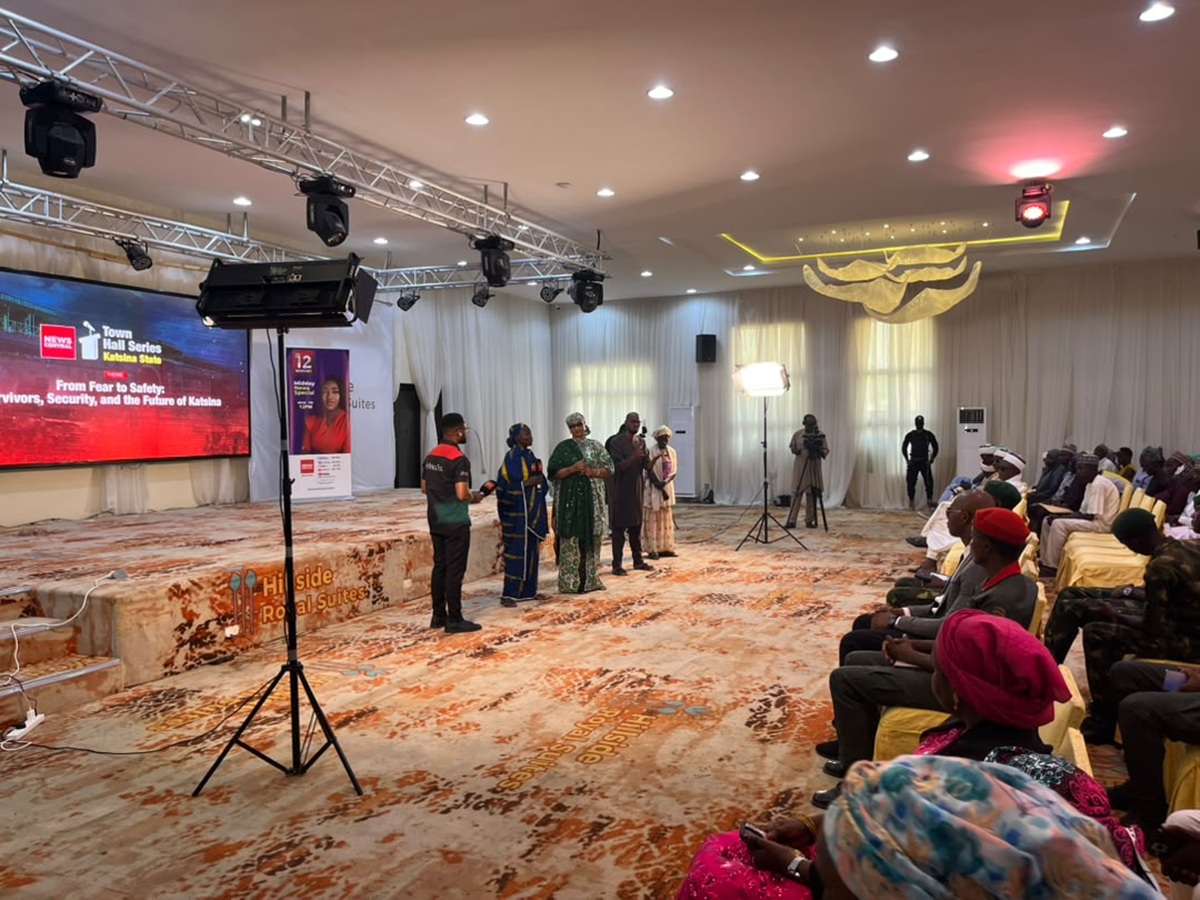 IN PICTURES: News Central Town Hall Begins in Katsina