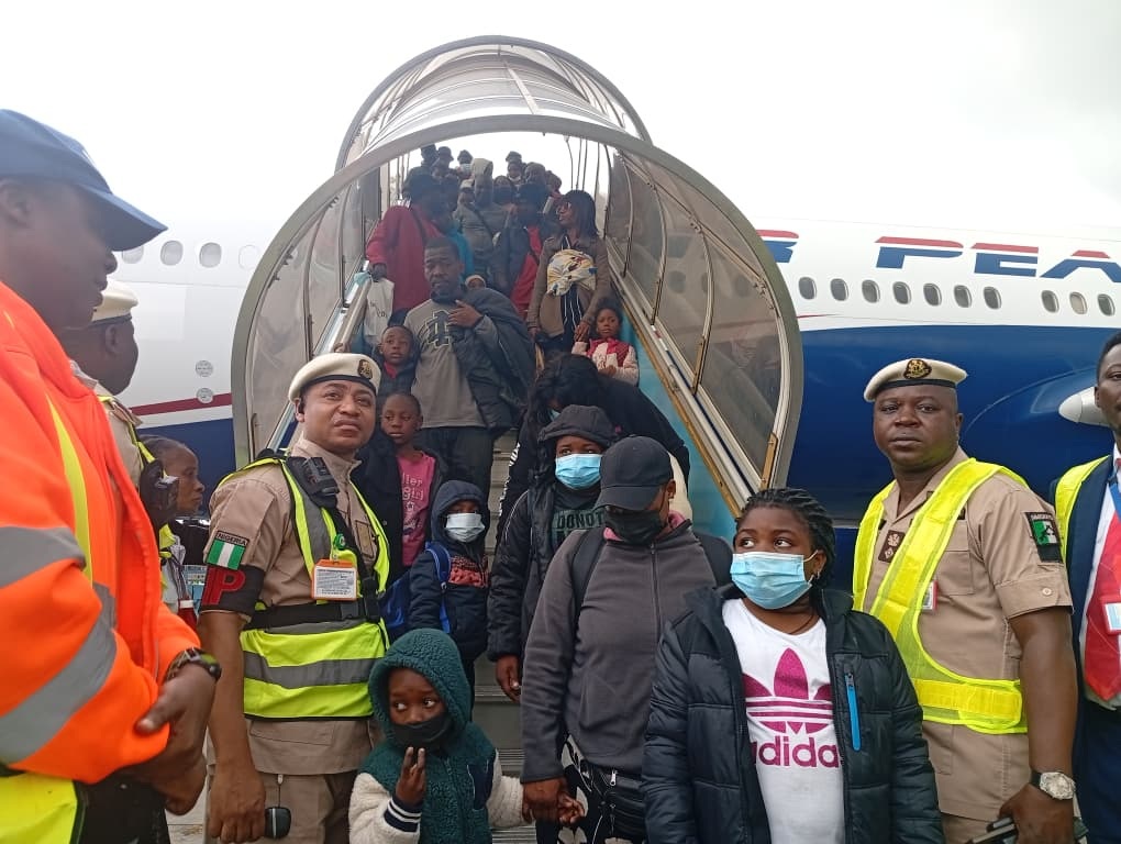 IN PICTURES: Evacuated Nigerians Return From South Africa